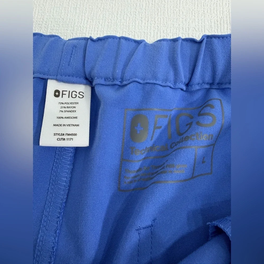 Figs Pisco Basic Scrub Pants blue size L